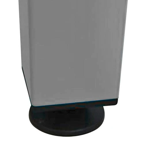 ADB Werkbankfuß höhenverstellbar, Vierkantrohr 50x50x2 mm, pulverbeschichtet, für Werkbänke mit Tiefe 700 mm, inkl. Montagematerial und Bodengleiter