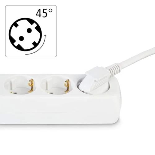 Hama Steckdosenleiste 3-Fach, Kabel 1,4m, GS geprüft
