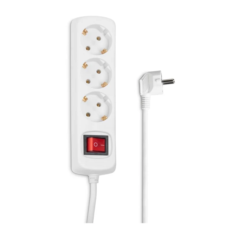 Hama Steckdosenleiste 3-Fach, Kabel 1,4m, GS geprüft
