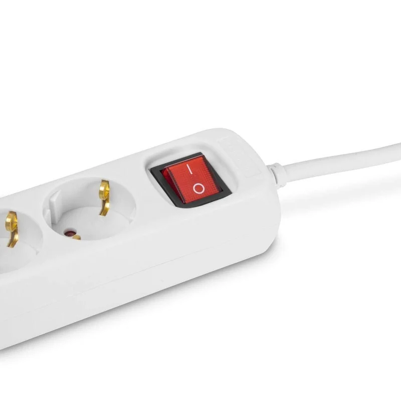Hama Steckdosenleiste 3-Fach, Kabel 1,4m, GS geprüft