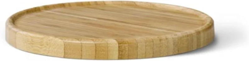 Bredemeijer runder brauner Untersetzer aus Holz Ø 18 cm für Teekannen