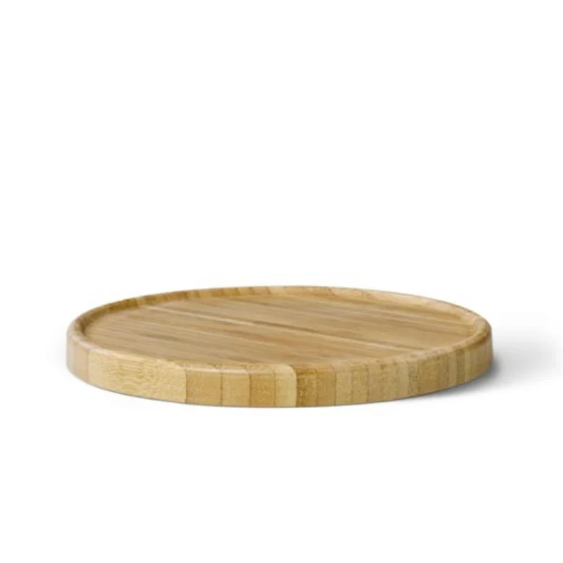Bredemeijer runder brauner Untersetzer aus Holz Ø 18 cm für Teekannen