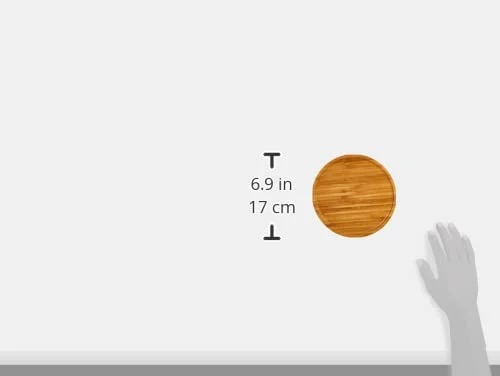 Bredemeijer runder brauner Untersetzer aus Holz Ø 18 cm für Teekannen