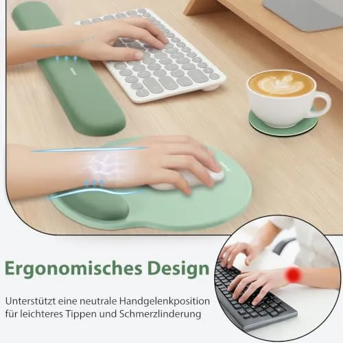 Sushret Handgelenkauflage · 18 x 3.5 tum · Grün
