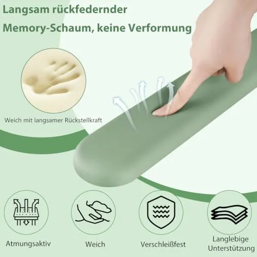 Sushret Handgelenkauflage · 18 x 3.5 tum · Grün