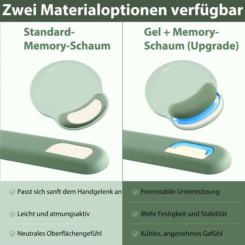 Sushret Handgelenkauflage · 18 x 3.5 tum · Grün
