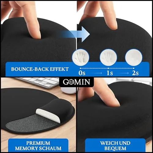 Gomin Handgelenkauflage · Schwarz