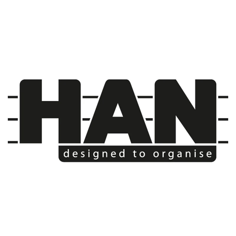 HAN Briefablage · 34,8L x 25,5B x 6,5H cm · Transparent-grün