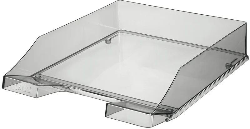 HAN Briefablage · 34,8L x 25,5B x 6,5H cm · Transparent-grau