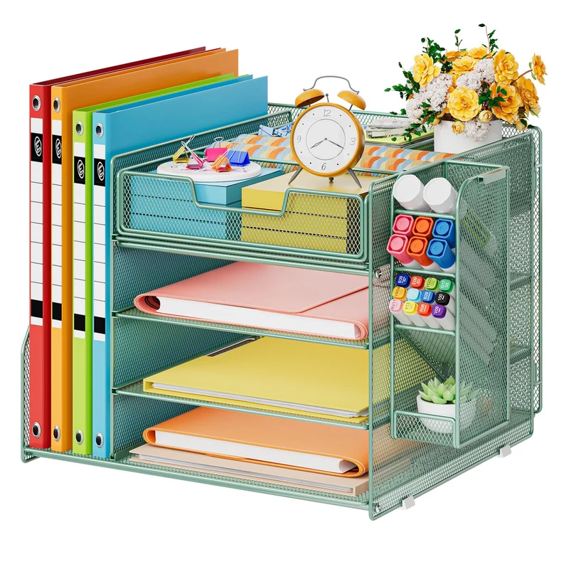 Marbrasse Briefablage · 15T x 25B x 27H cm · Grün