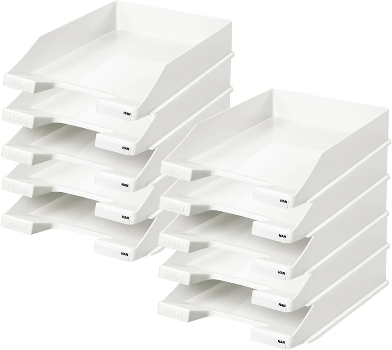 HAN Briefablage · 34,8L x 6,5B x 25,5H cm · Weiß