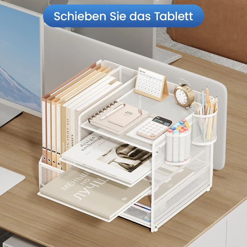 VITVITI Briefablage · 36T x 12,7B x 25,5H cm · Weiß