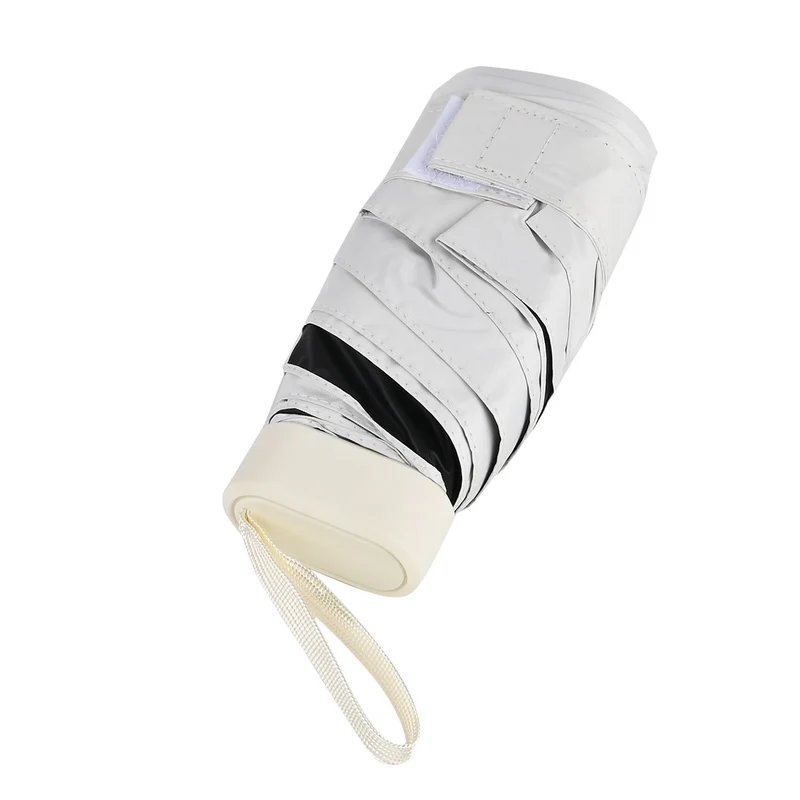 Sturmfester Poket-Regenschirm mit UV-Schutz 58 cm, Rot