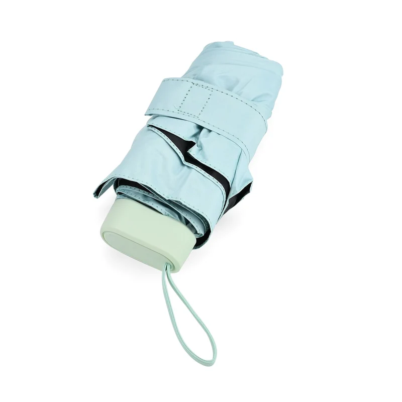 Sturmfester Poket-Regenschirm mit UV-Schutz 58 cm, Rot
