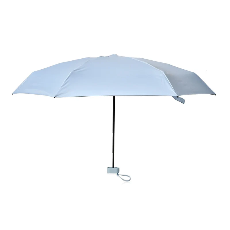 Sturmfester Poket-Regenschirm mit UV-Schutz 58 cm, Rot