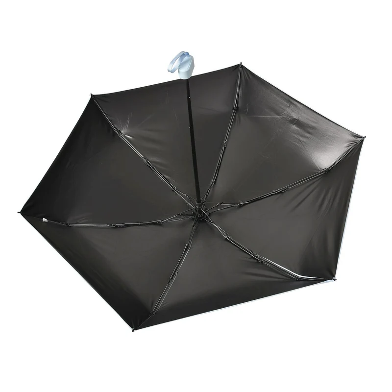 Sturmfester Poket-Regenschirm mit UV-Schutz 58 cm, Rot