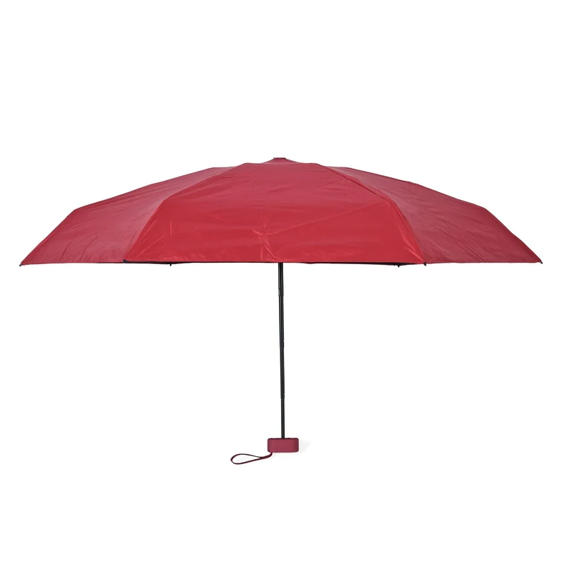 Sturmfester Poket-Regenschirm mit UV-Schutz 58 cm, Rot