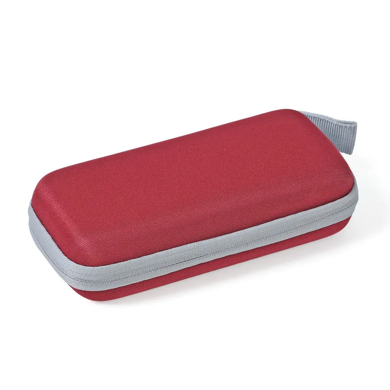 Sturmfester Poket-Regenschirm mit UV-Schutz 58 cm, Rot