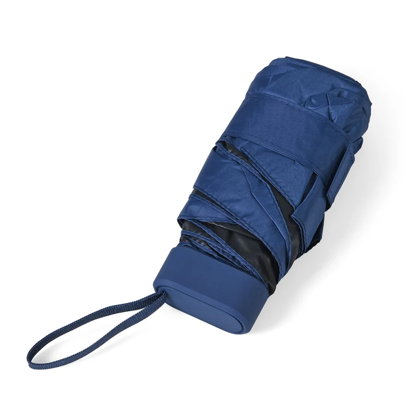 Sturmfester Poket-Regenschirm mit UV-Schutz 58 cm, Rot