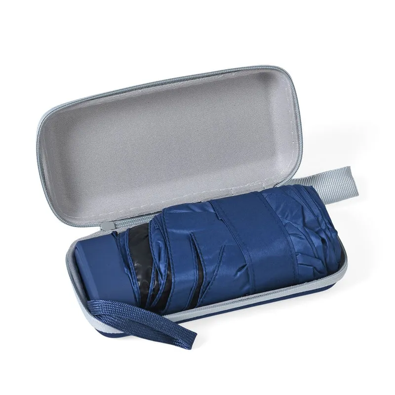Sturmfester Poket-Regenschirm mit UV-Schutz 58 cm, Rot
