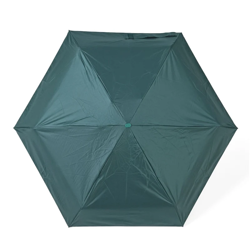 Sturmfester Poket-Regenschirm mit UV-Schutz 58 cm, Rot
