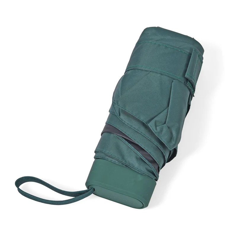 Sturmfester Poket-Regenschirm mit UV-Schutz 58 cm, Rot