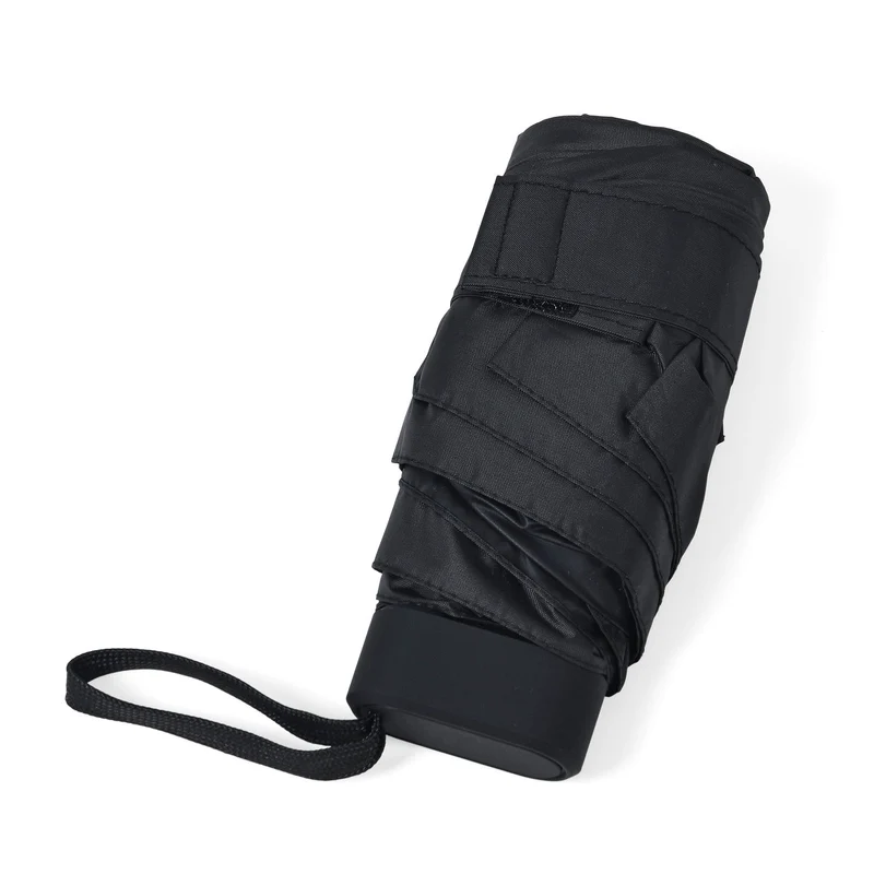 Sturmfester Poket-Regenschirm mit UV-Schutz 58 cm, Rot