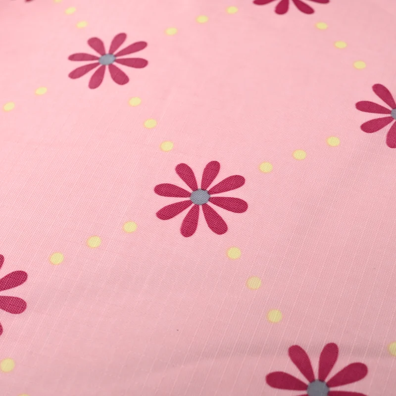 LIVMORE 3er Set Aufbewahrungstaschen mit Blumenmuster, 210D Oxford Gewebe, Blau