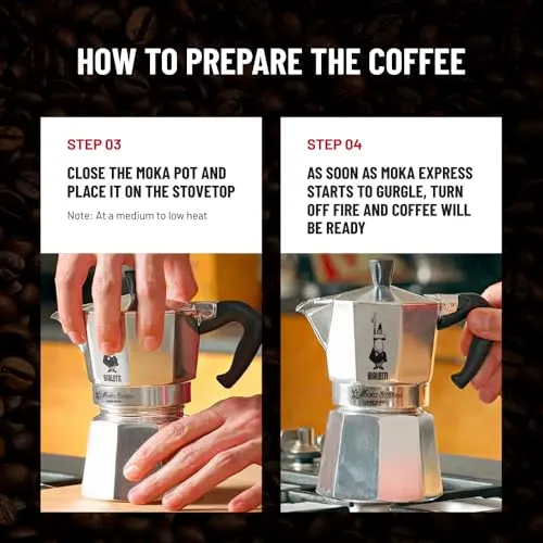 Bialetti Moka Express 6 Tassen Espressokocher