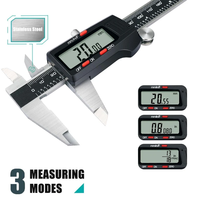 Kynup Messschieber Digital, Schieblehre Digital 150mm mit LCD-Display