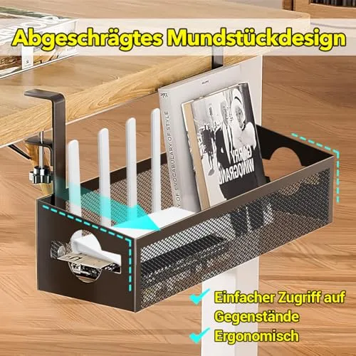 Generisch Kabelorganisation · black · 32CM