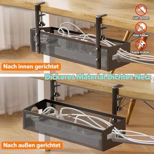 Generisch Kabelorganisation · black · 32CM