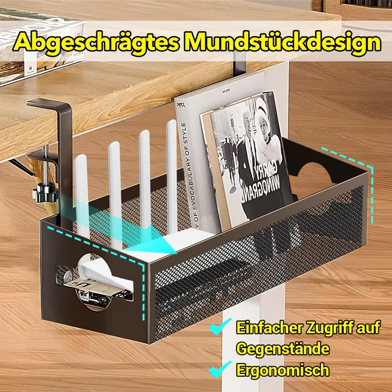 Generisch Kabelorganisation · black · 32CM