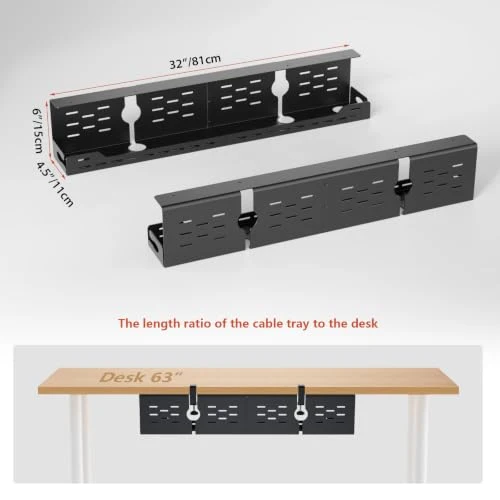 Univivi Kabelorganisation · 81cm · Schwarz