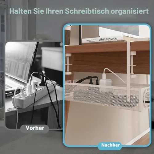YTUGIL Kabelorganisation · 1 PACK - Weiß