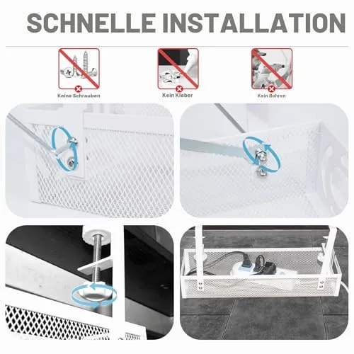 YTUGIL Kabelorganisation · 1 PACK - Weiß