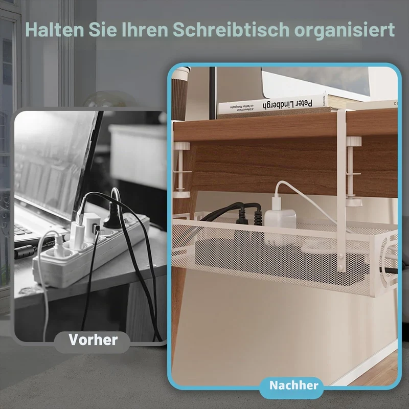 YTUGIL Kabelorganisation · 1 PACK - Weiß