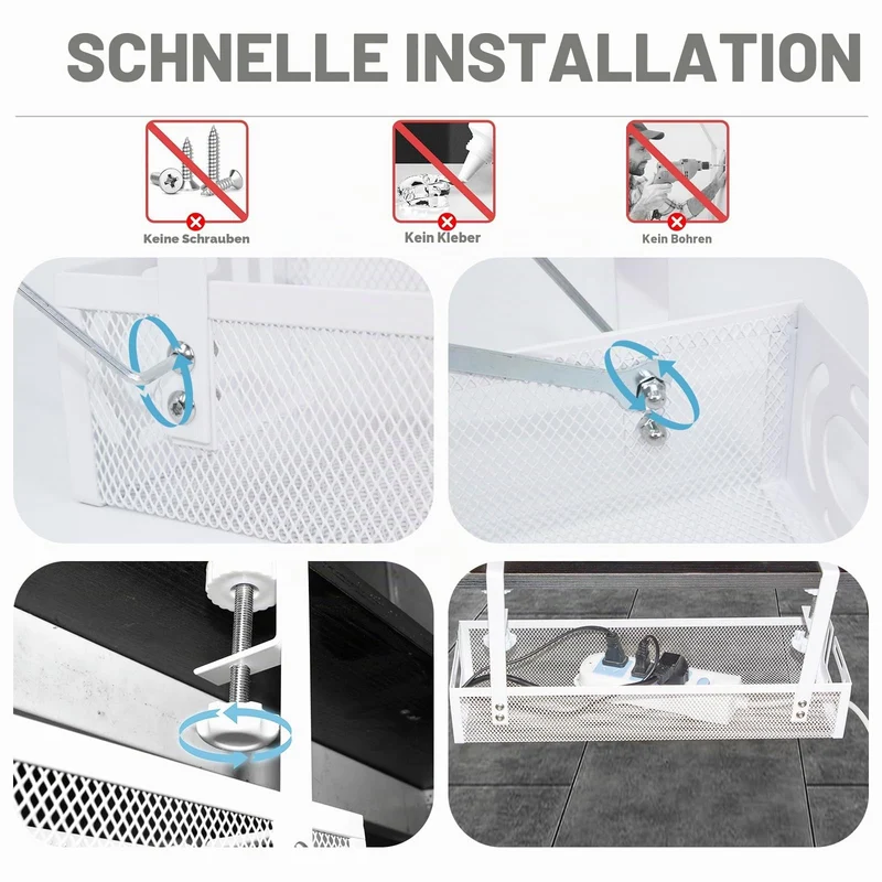 YTUGIL Kabelorganisation · 1 PACK - Weiß