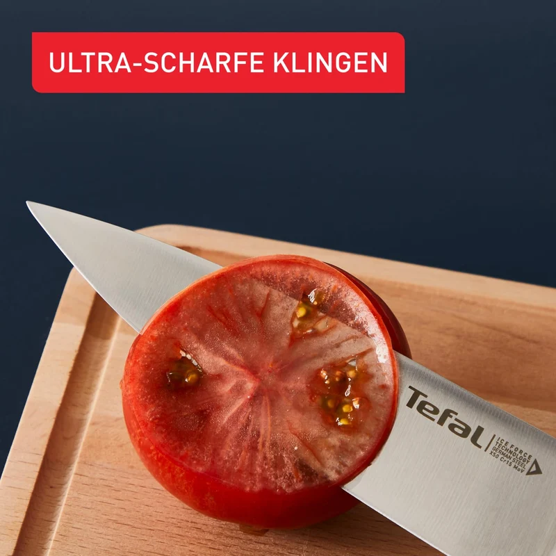 Tefal Ice Force Universalmesser, 11cm Klinge, Made in Germany Edelstahl