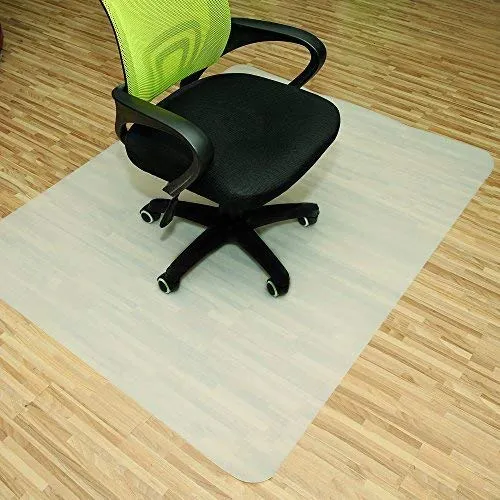 Rapid Teck® Bodenschutzmatten 120cm x 120cm für Hartböden in 6 Größen Bürostuhlunterlage Bodenschutzmatte Semi transparent