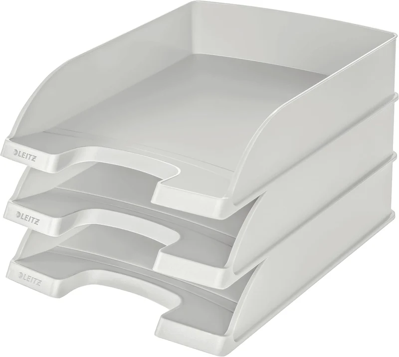 Leitz Briefablage · 35,7L x 25,5B x 7H cm · Grau