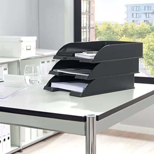 Leitz Briefablage · 35,7L x 25,5B x 7H cm · Grau