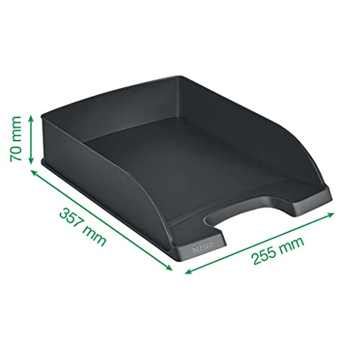 Leitz Briefablage · 35,7L x 25,5B x 7H cm · Grau
