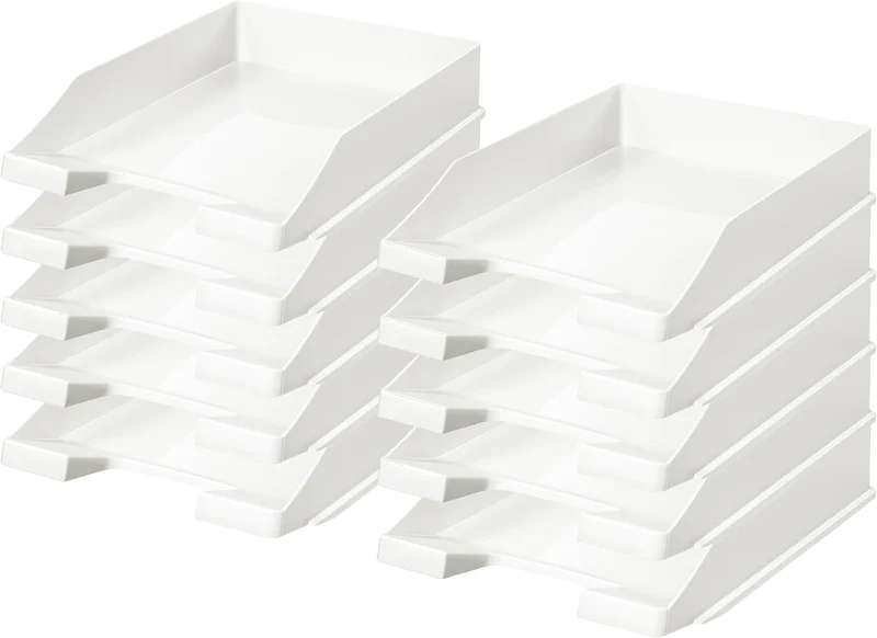 Papiertiger Briefablage · Weiß