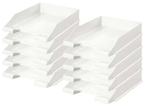Papiertiger Briefablage · Weiß