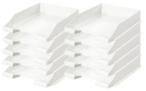 Papiertiger Briefablage · Weiß