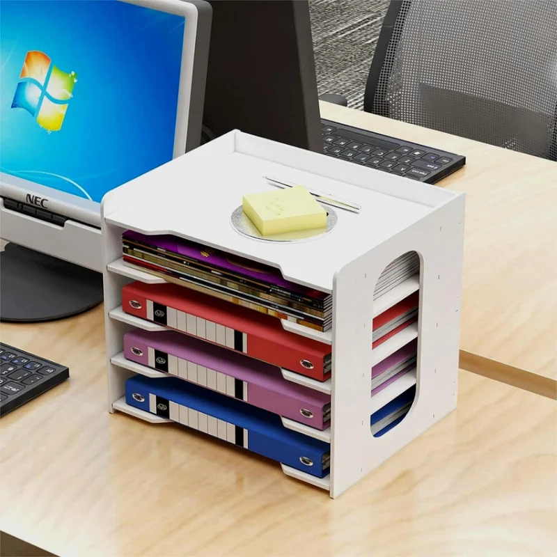 Briefablage · 25,5T x 32,5B x 31H cm · Weiß