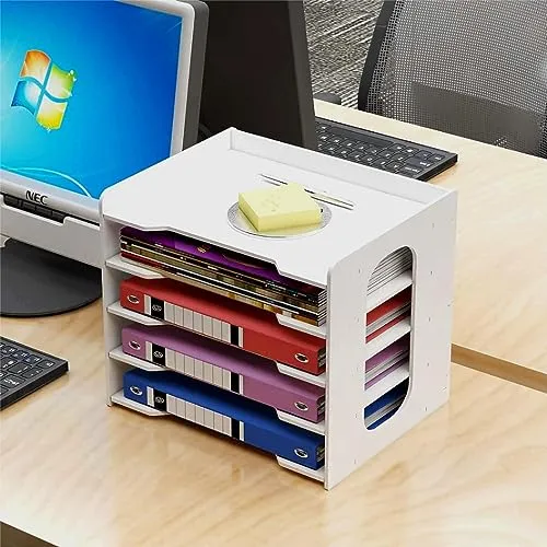 Briefablage · 25,5T x 32,5B x 31H cm · Weiß