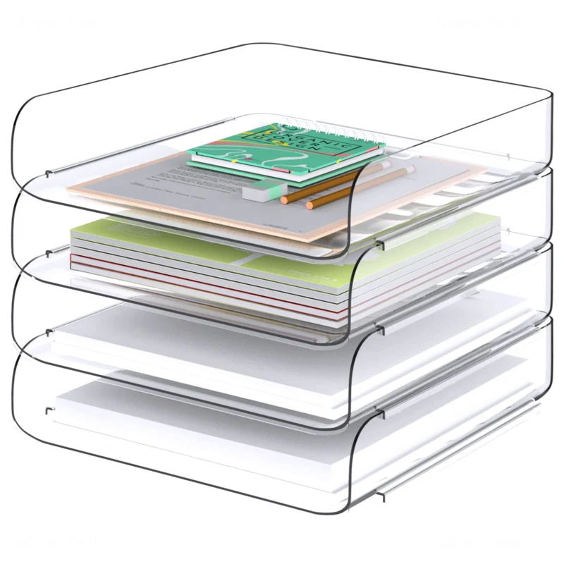 Tomorotec Briefablage · 24,9L x 31,8B x 7,6H cm · Transparent
