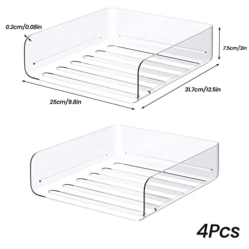Tomorotec Briefablage · 24,9L x 31,8B x 7,6H cm · Transparent